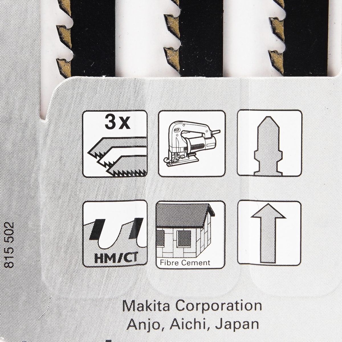 ใบเลื่อยจิกซอ B-60(3ใบ/1PAC) B-06890