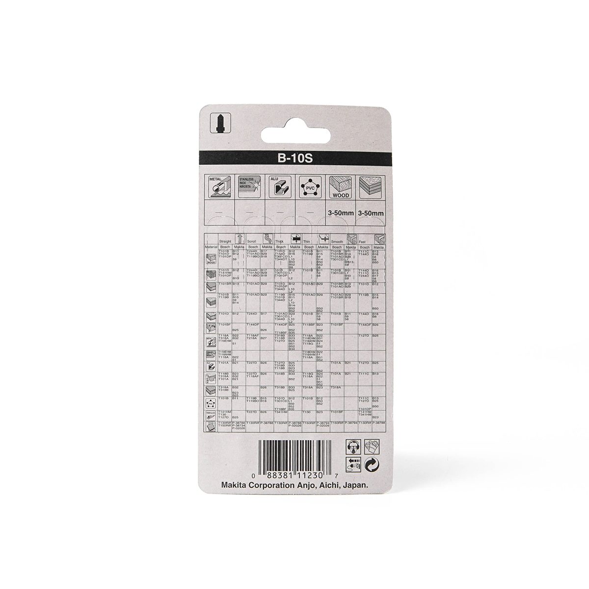 ใบเลื่อยจิกซอ B-10S (5ใบ/1PAC) 792691-8