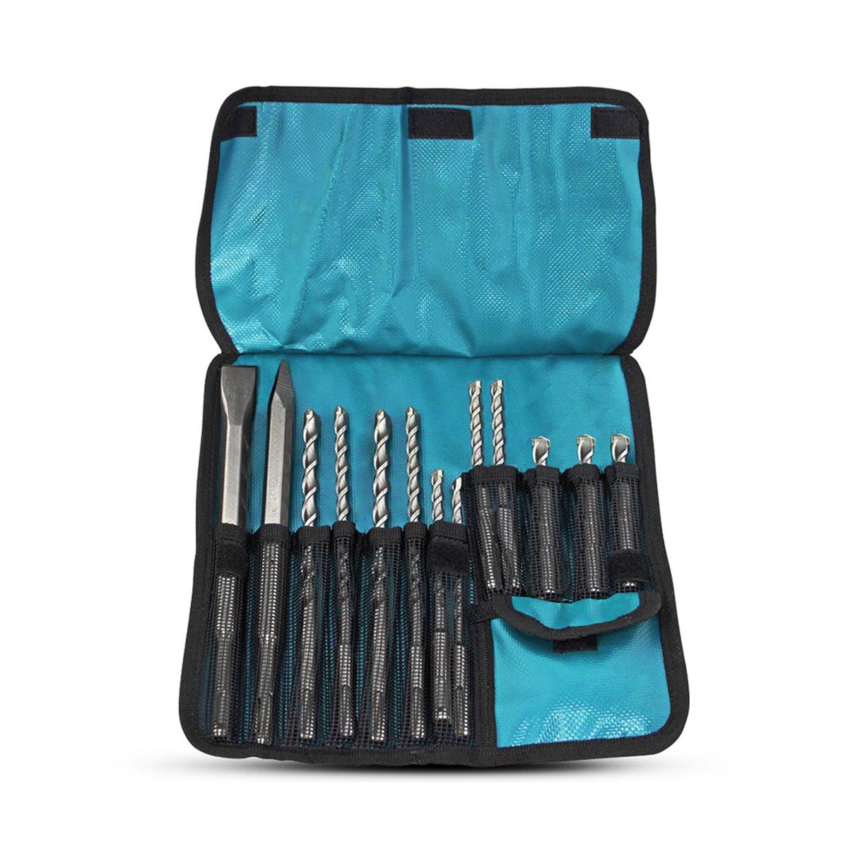 ชุดดอกสว่านและดอกสกัด SDS-PLUS มากีต้า (MAKITA) รุ่น D-70895 จำนวน 13 ดอก/ชุด บรรจุในถุงผ้า