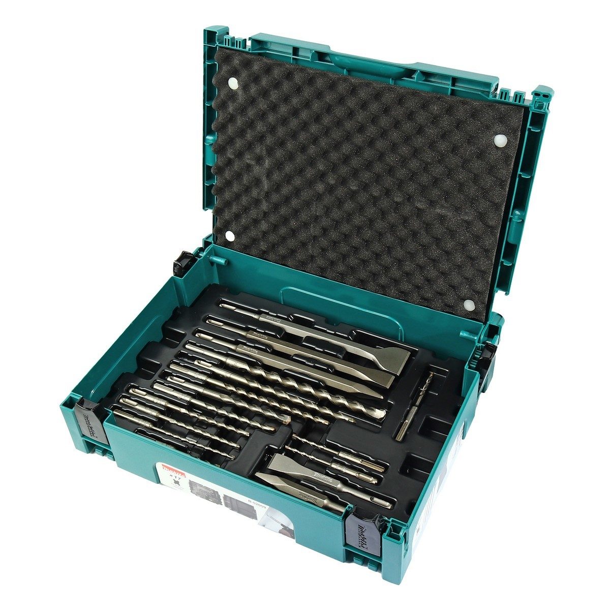 MAKITA ชุดดอกสว่าน+ดอกสกัด SDS-PLUS บรรจุในกล่อง MAKPAC รุ่น B-52059 (17 ชิ้น)