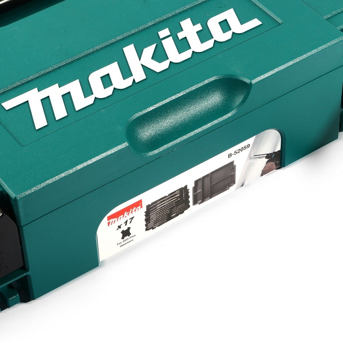 MAKITA ชุดดอกสว่าน+ดอกสกัด SDS-PLUS บรรจุในกล่อง MAKPAC รุ่น B-52059 (17 ชิ้น)