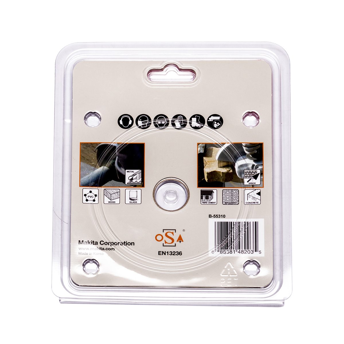 ใบตัด 5"125MM งานกู้ภัย(2.8MM) B-55310