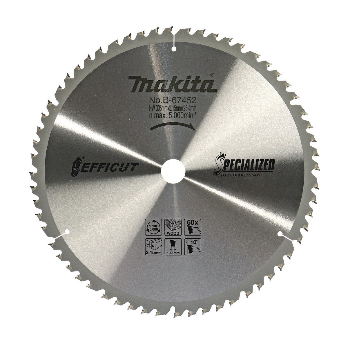 EFFICUT ใบเลื่อย 12" X60T (B-67452)