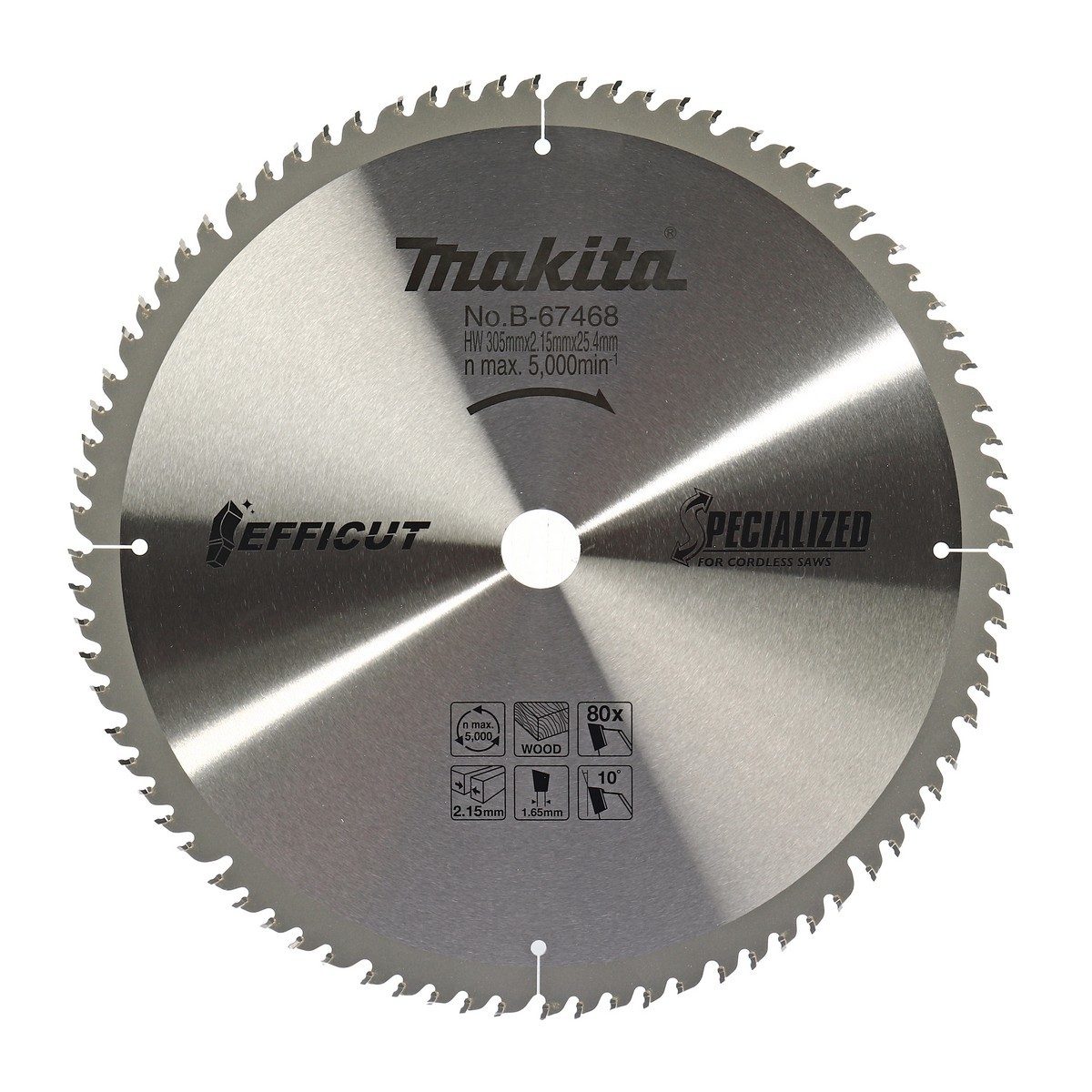 EFFICUT ใบเลื่อย 12" X80T (B-67468)