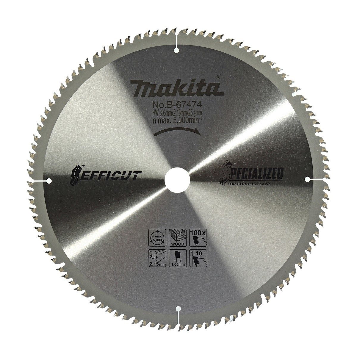 EFFICUT ใบเลื่อย 12" X100T (B-67474)