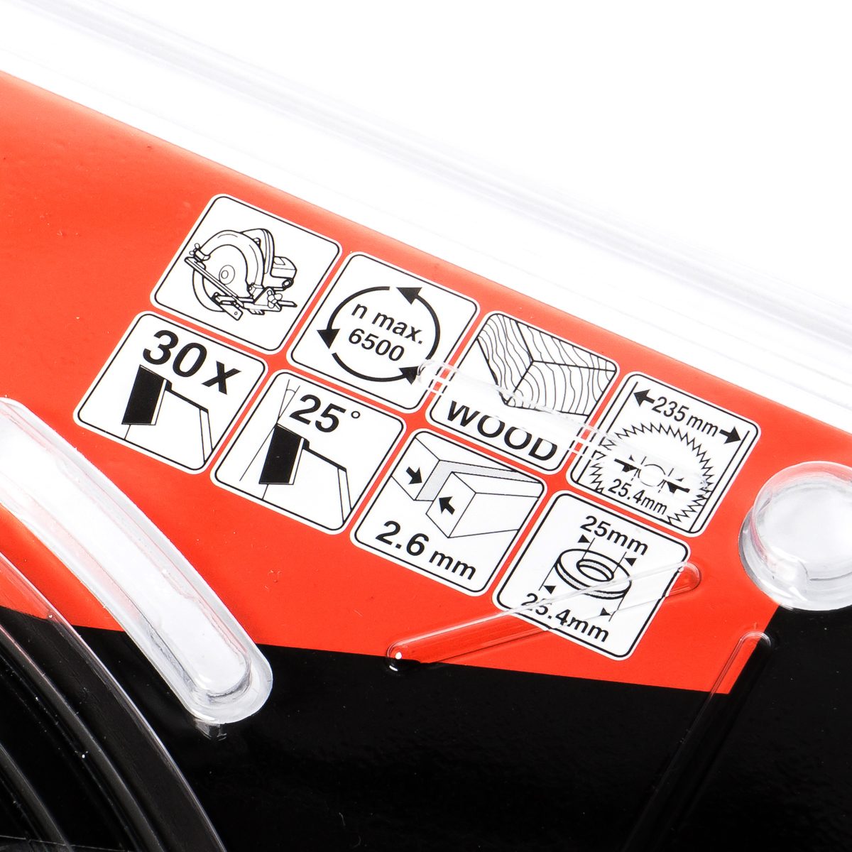 MAKITA ใบเลื่อยวงเดือนคาร์ไบด์สำหรับตัดไม้ 9 นิ้ว 30 ฟัน รุ่น A-81991 เส้นผ่านศูนย์กลาง 235 มม. หนา 2.6 มม. (มากีต้า)