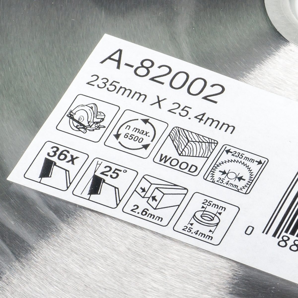 MAKITA ใบเลื่อยวงเดือนคาร์ไบด์สำหรับตัดไม้ 10 นิ้ว 24 ฟัน รุ่น A-82024 เส้นผ่านศูนย์กลาง 255 มม. หนา 3.2 มม. (มากีต้า)