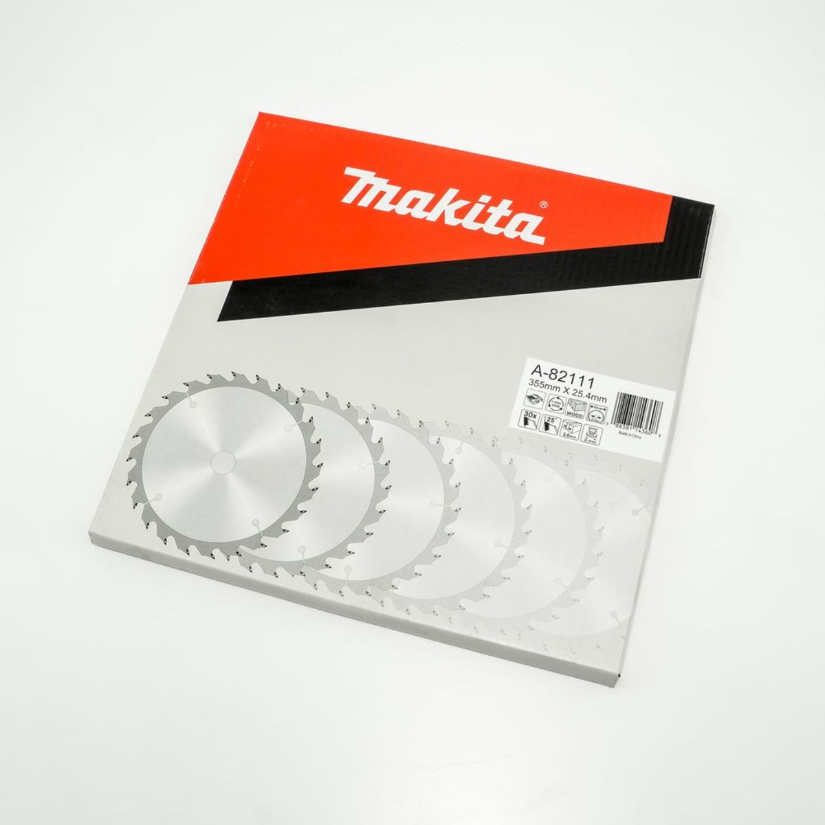 MAKITA ใบเลื่อยวงเดือนคาร์ไบด์สำหรับตัดไม้ 14 นิ้ว 30 ฟัน รุ่น A-82111 เส้นผ่านศูนย์กลาง 355 มม. หนา 3.6 มม. (มากีต้า)