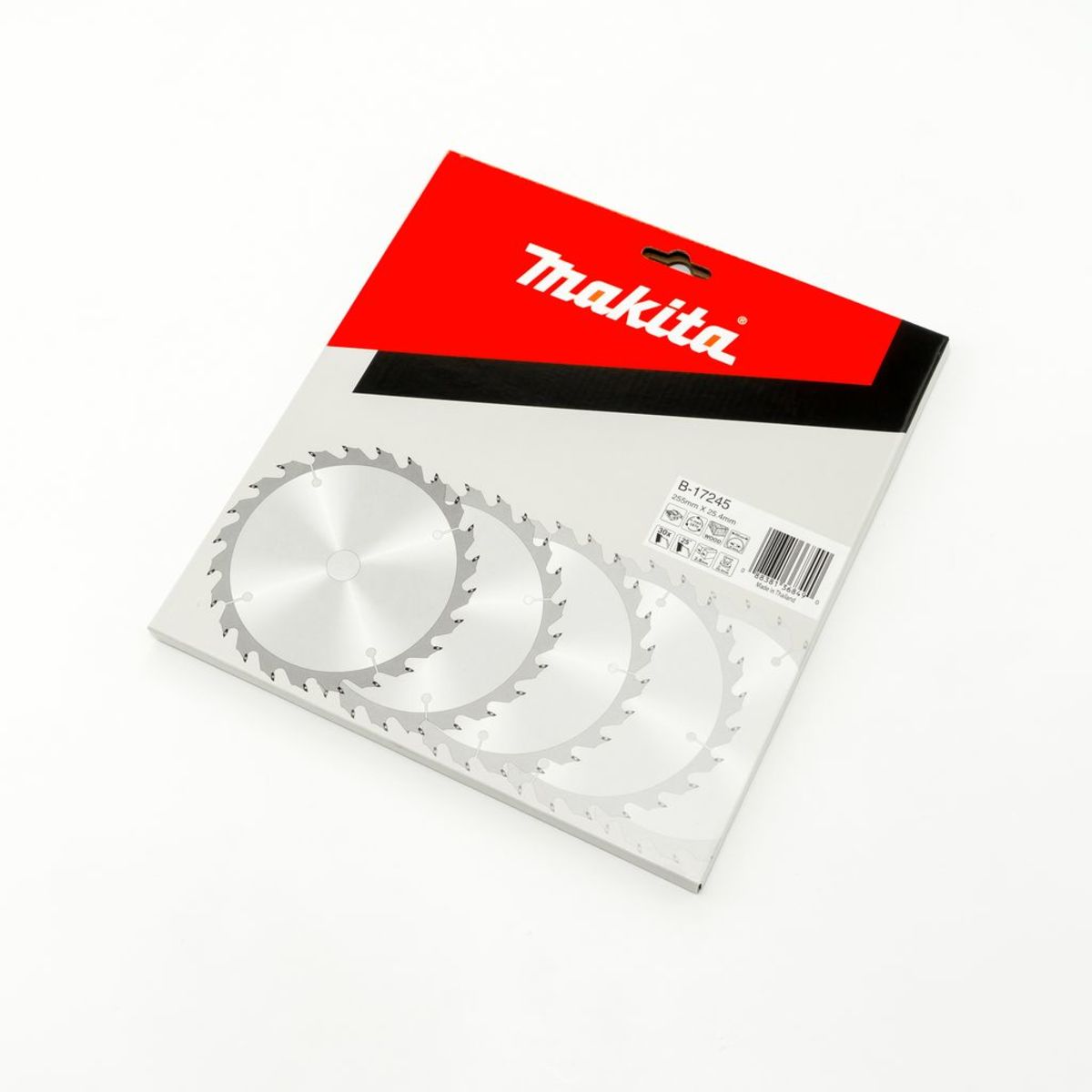 MAKITA ใบเลื่อยวงเดือนคาร์ไบด์สำหรับตัดไม้ 10 นิ้ว 30 ฟัน รุ่น B-17245 เส้นผ่านศูนย์กลาง 255 มม. หนา 2.8 มม. (มากีต้า)