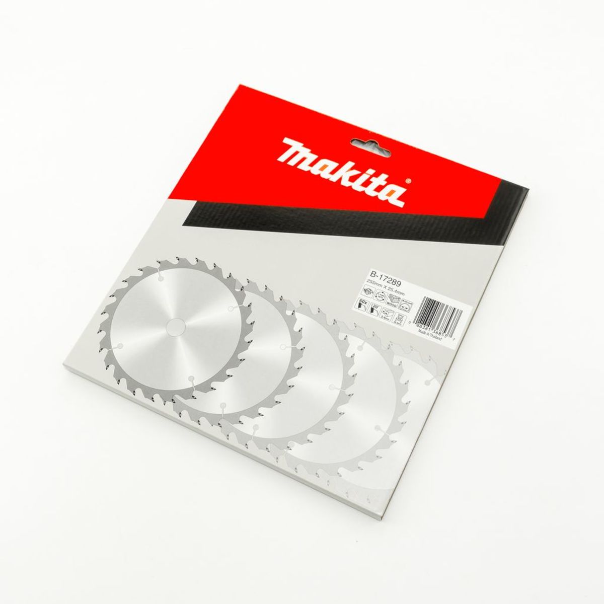 MAKITA ใบเลื่อยวงเดือนคาร์ไบด์สำหรับตัดไม้ 10 นิ้ว 60 ฟัน รุ่น B-17289 เส้นผ่านศูนย์กลาง 255 มม. หนา 2.4 มม. (มากีต้า)