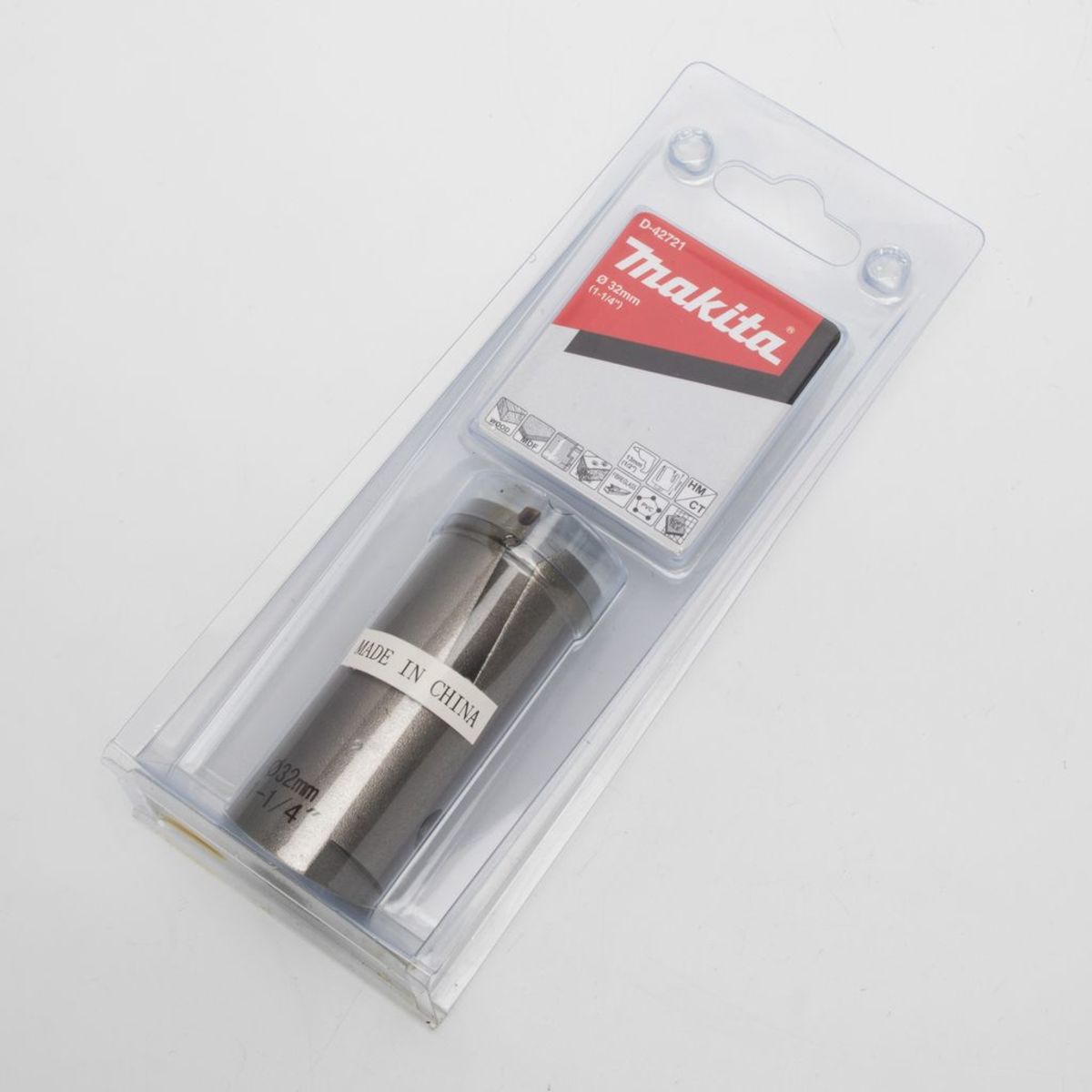 D-42721 TCT HOLESAW 32MM ไม้/อิฐ/ปูน(TT)