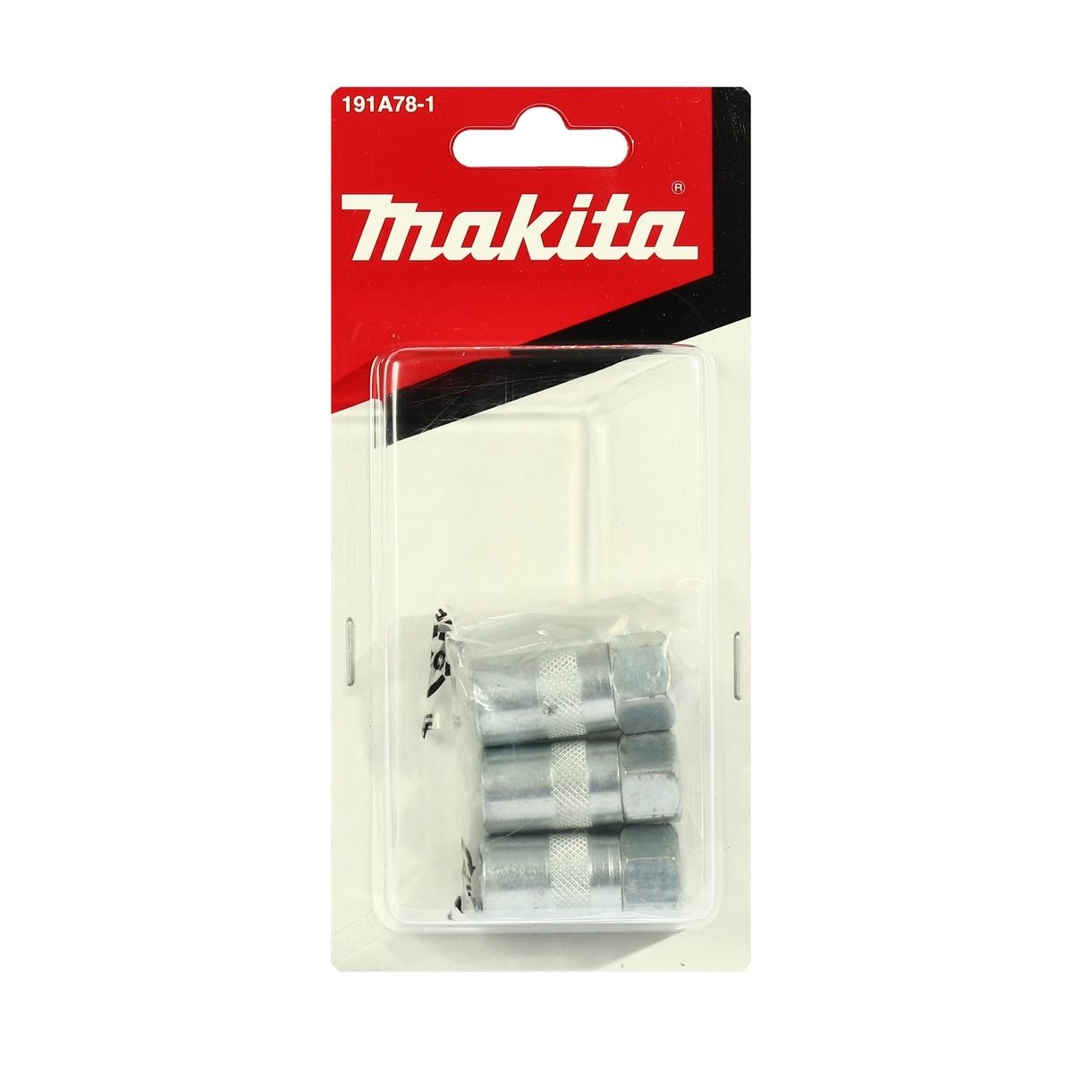 MAKITA หัวอัดจารบี NPT 1/8 นิ้ว (รุ่นงานหนัก) ใช้กับเครื่องอัดจารบีไร้สาย มากีต้า รุ่น DGP180 (บรรจุ 3 ชิ้น/ชุด)