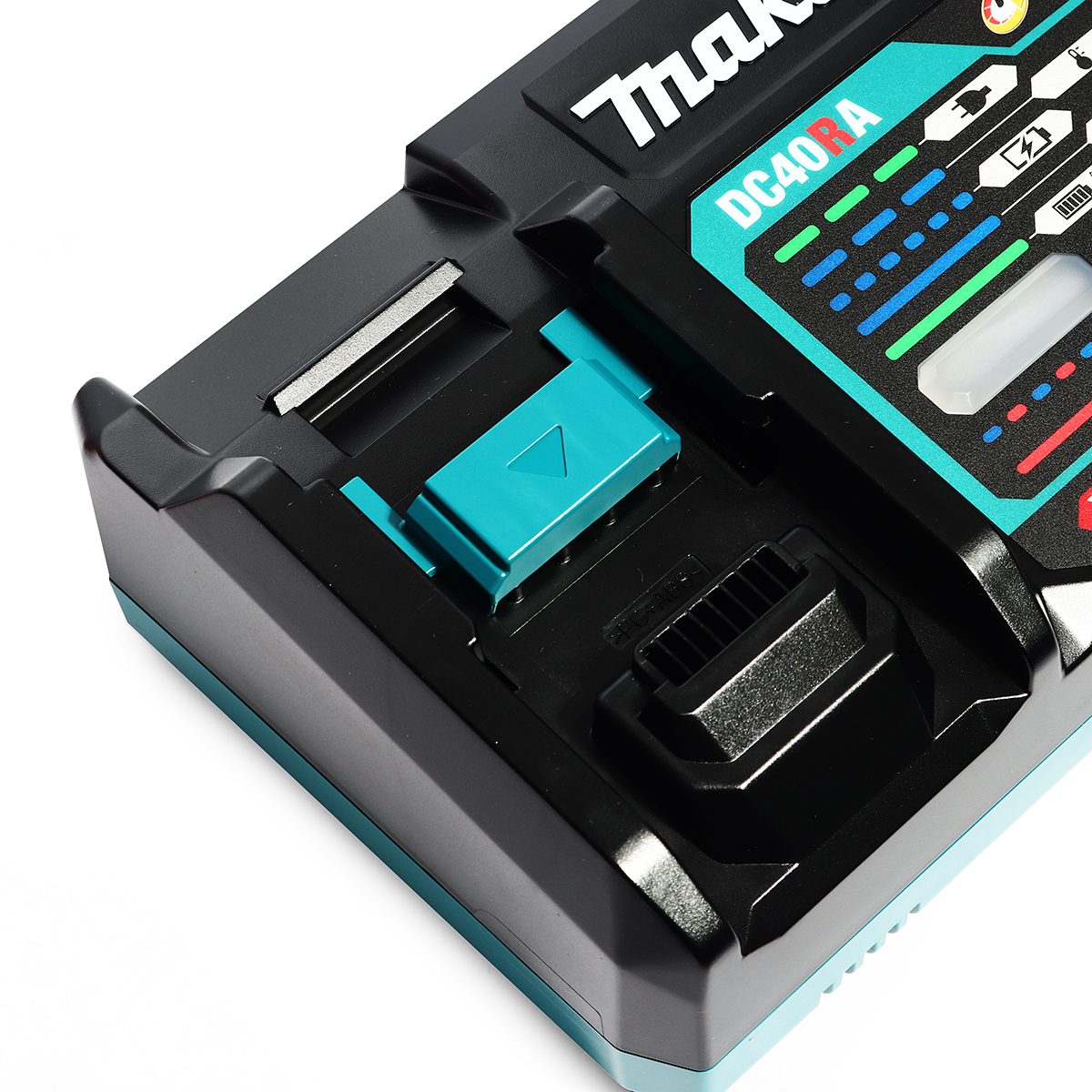 MAKITA เครื่องชาร์จแบตเตอรี่ 40 โวลต์ (ชาร์จเร็ว) รุ่น DC40RA ใช้กับแบตเตอรี่ รุ่น BL4020 / BL4025 / BL4040 / BL4050F (มากีต้า)