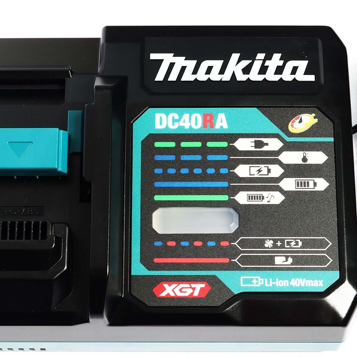 MAKITA เครื่องชาร์จแบตเตอรี่ 40 โวลต์ (ชาร์จเร็ว) รุ่น DC40RA ใช้กับแบตเตอรี่ รุ่น BL4020 / BL4025 / BL4040 / BL4050F (มากีต้า)