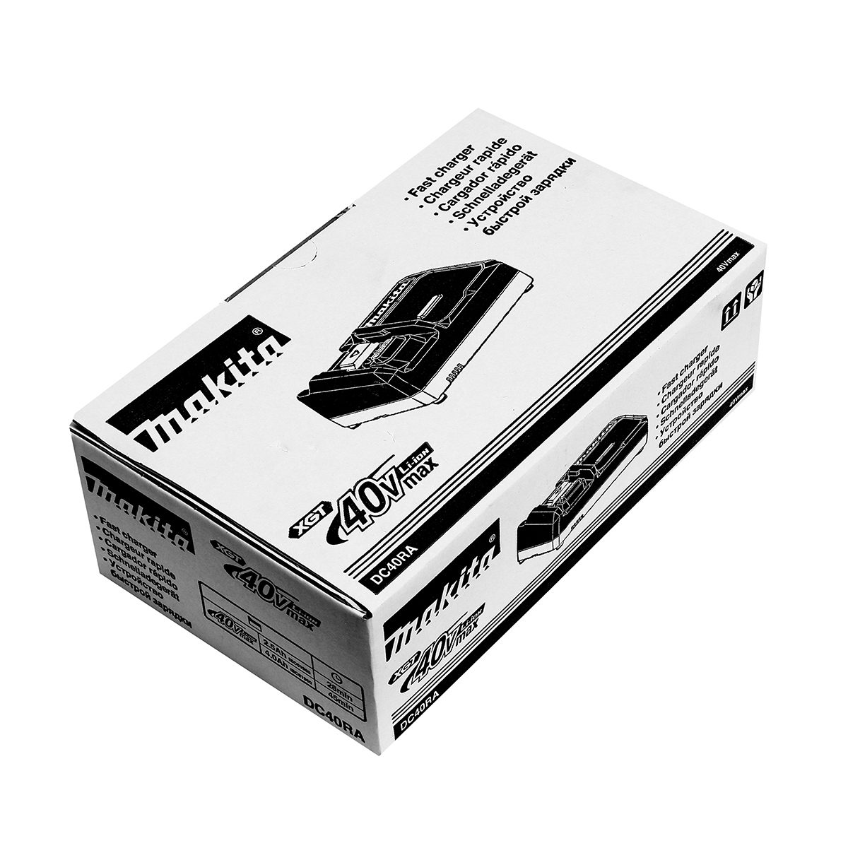 MAKITA เครื่องชาร์จแบตเตอรี่ 40 โวลต์ (ชาร์จเร็ว) รุ่น DC40RA ใช้กับแบตเตอรี่ รุ่น BL4020 / BL4025 / BL4040 / BL4050F (มากีต้า)