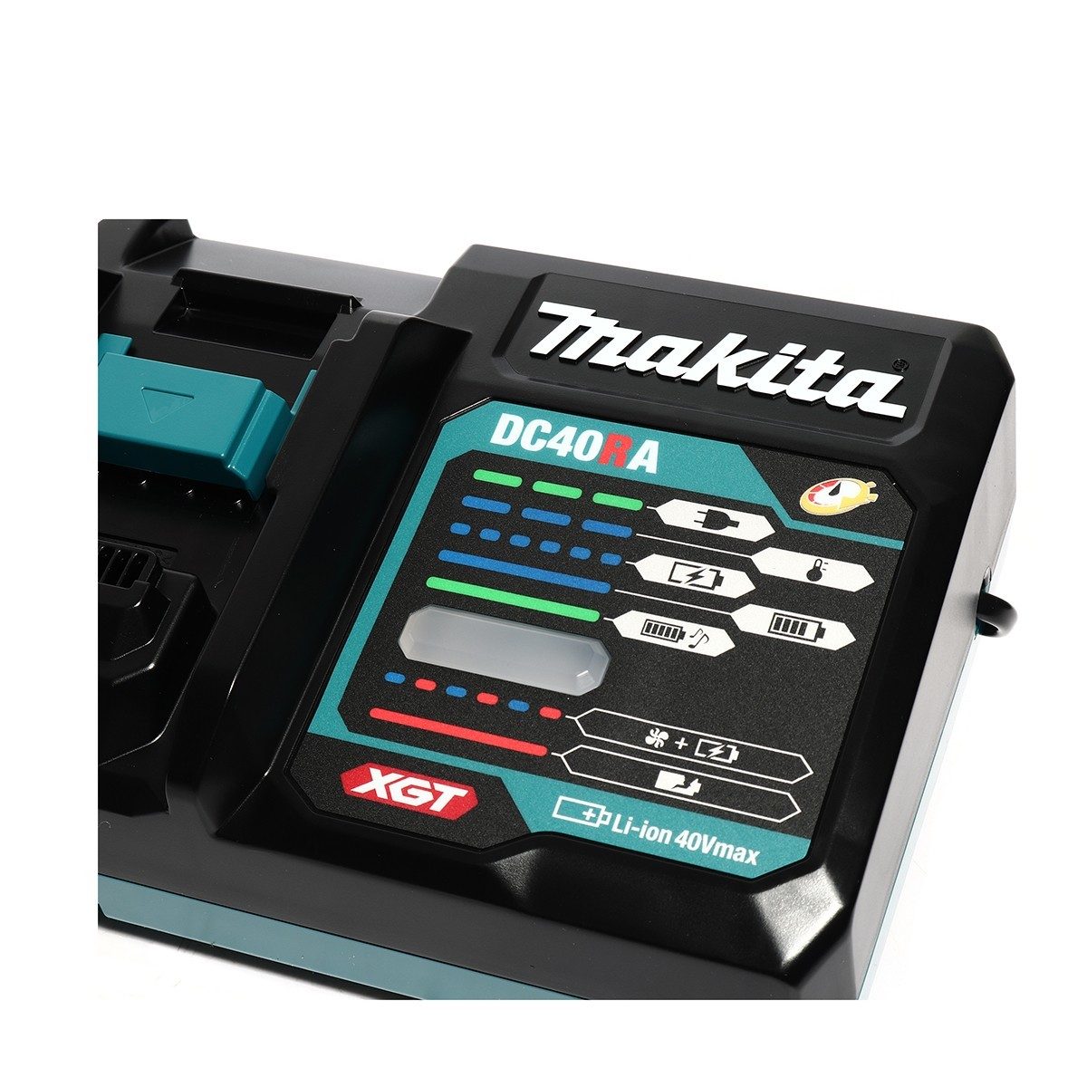 MAKITA ชุดแบตเตอรี่และแท่นชาร์จ 40 โวลต์ รุ่น MP191J66-2 ประกอบด้วย แบตเตอรี่ BL4040 (4 แอมป์) 1 ชิ้น + แท่นชาร์จเร็ว DC40RA (มากีต้า)