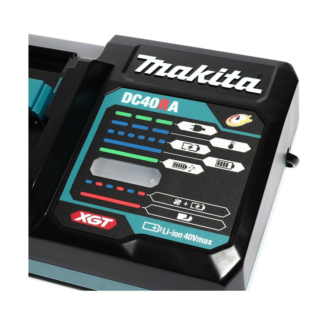 MAKITA ชุดแบตเตอรี่และแท่นชาร์จ 40 โวลต์ รุ่น MKP1G002 ประกอบด้วย แบตเตอรี่ BL4040 (4 แอมป์) 2 ชิ้น + แท่นชาร์จเร็ว DC40RA + กล่องเครื่องมือ