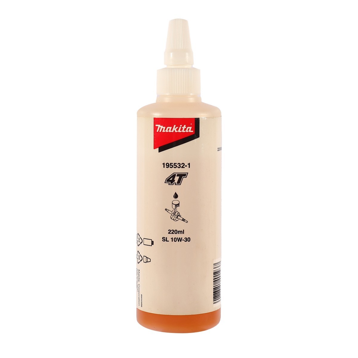 MAKITA น้ำมันเครื่อง ขนาด 220 มิลลิลิตร ใช้กับเครื่องยนต์ 4 จังหวะ รุ่น EBH340U, EB7660TH, EB5300TH, BHX2500 (มากีต้า)