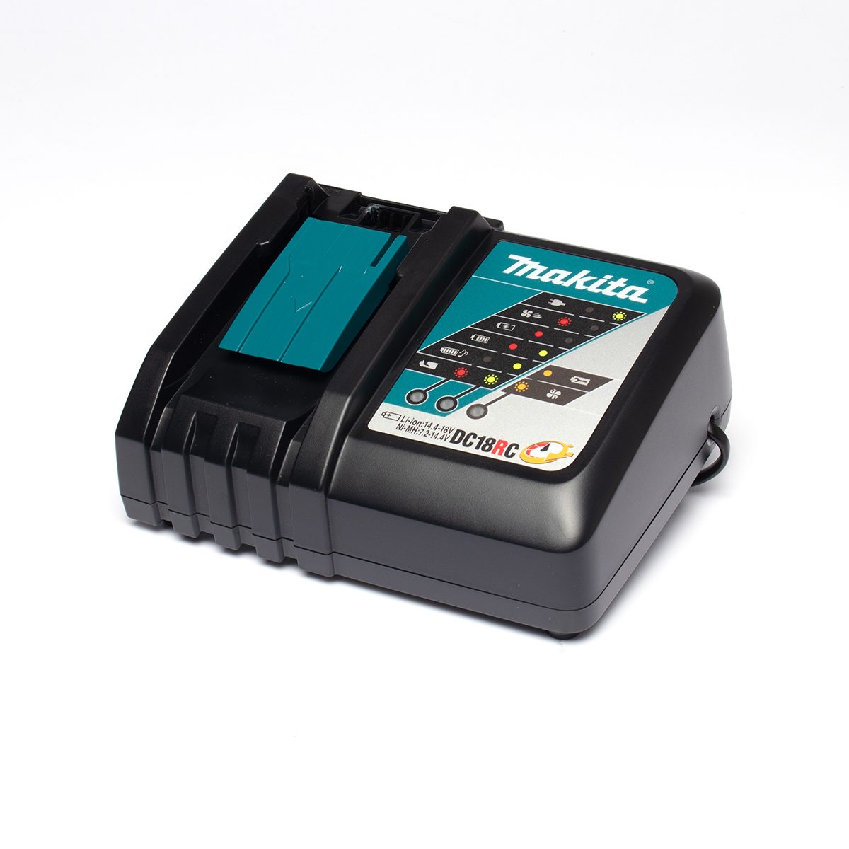 MAKITA ชุดแบตเตอรี่และแท่นชาร์จ 18 โวลต์ รุ่น MKP1RF182 ประกอบด้วย แบตเตอรี่ BL1830B (3 แอมป์) 2 ชิ้น + แท่นชาร์จเร็ว DC18RC + กล่องเครื่องม