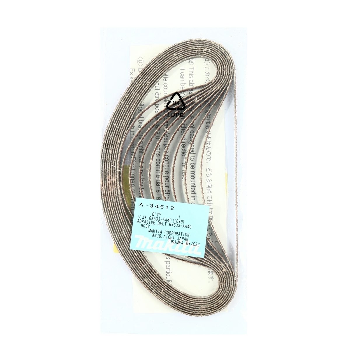 อะไหล่ 9032 กระดาษทราย6MM#40 (10PCS/PAC)