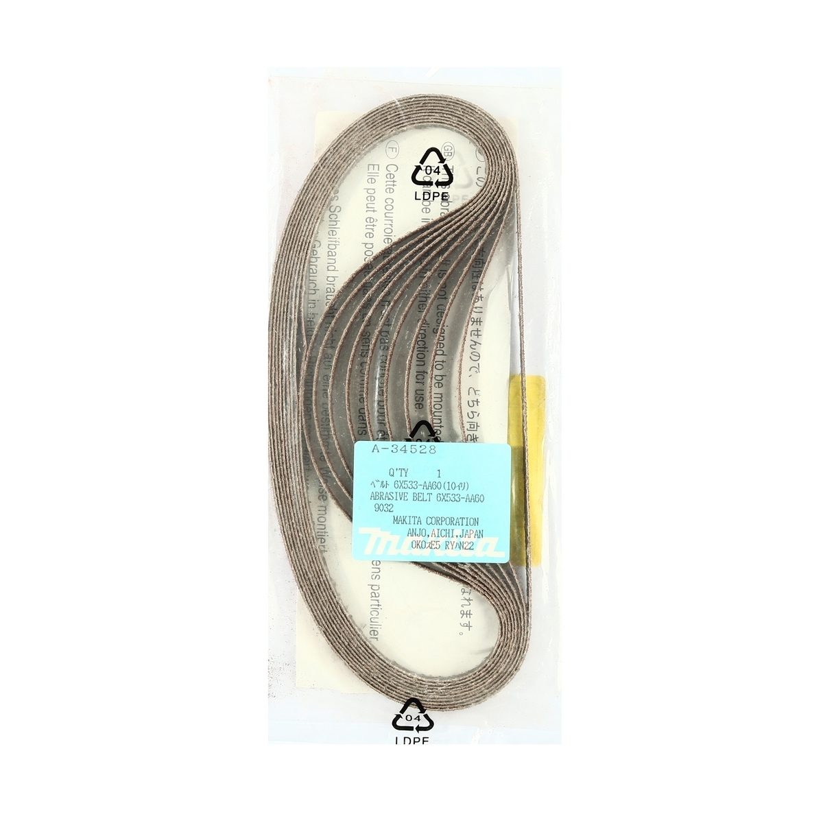 อะไหล่ 9032 กระดาษทราย6MM#60 (10PCS/PAC)