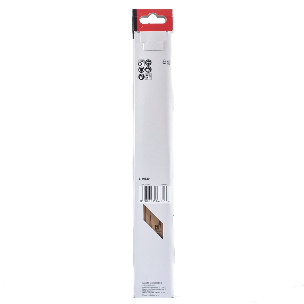 MAKITA ใบเลื่อยชัก HCS ตัดไม้ (B-16829) ขนาด 305 มม. 6 ฟัน ใช้กับเครื่องเลื่อยชัก รุ่น JR3051TK, JR3070CT, DJR187Z และ DJR188Z บรรจุ 5 ใบ/แพ