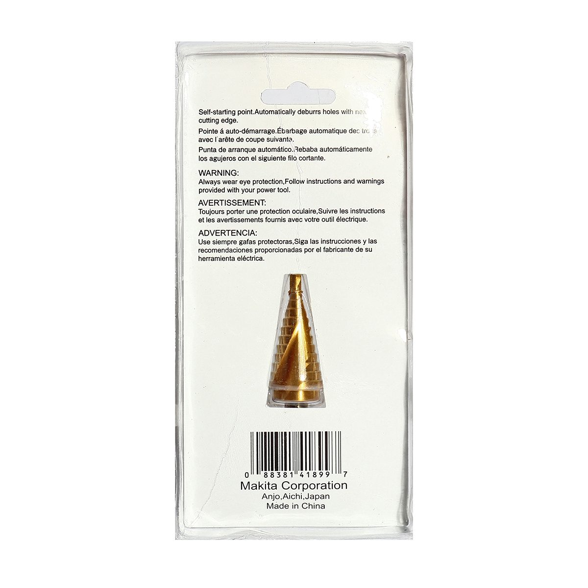 ดอก STEP DRILL 3/16"-7/8" ร่องเกลียวTI-N