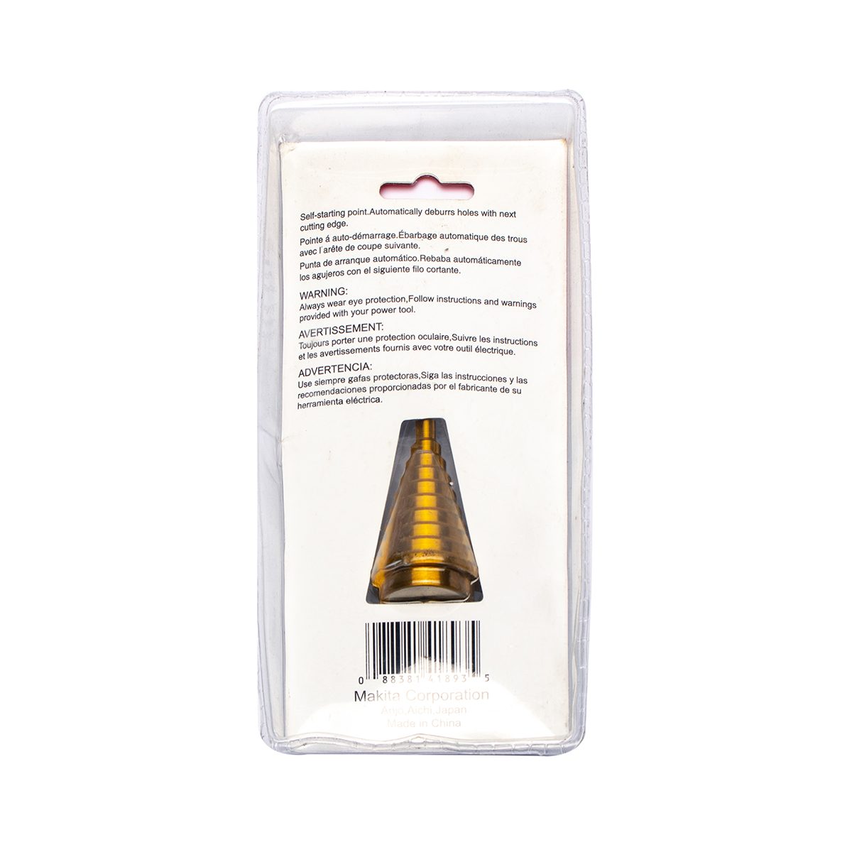 ดอก STEP DRILL 1/4"-3/4" ร่องเกลียวTI-N