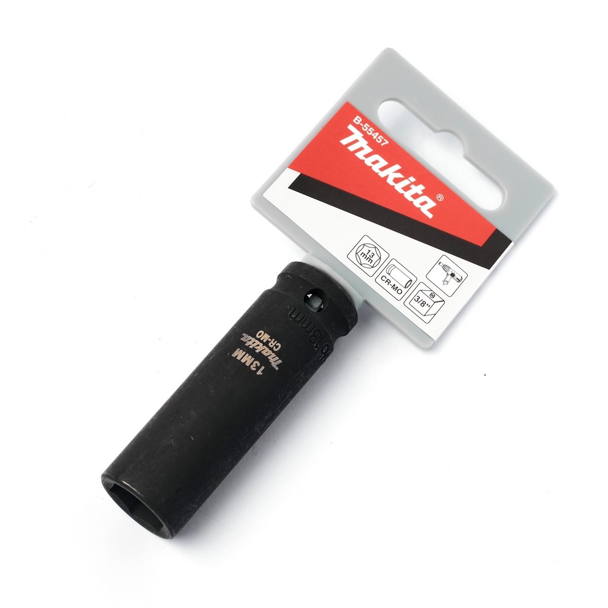 ลูกบล๊อกลมยาว แกน SQ 3/8" 13X63MM