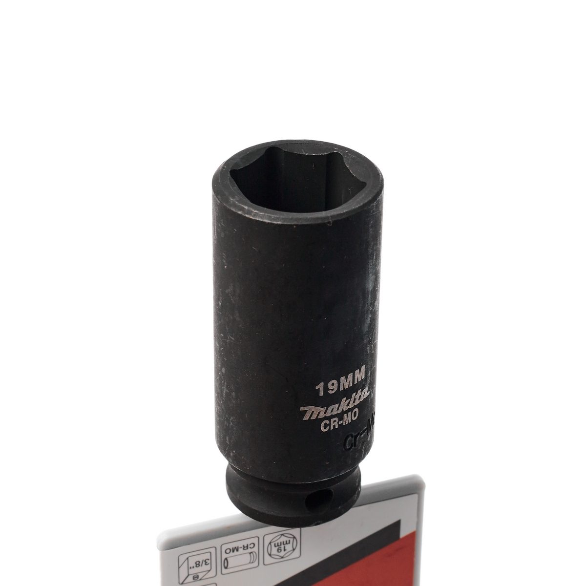 ลูกบล๊อกลมยาว แกน SQ 3/8" 19X63MM