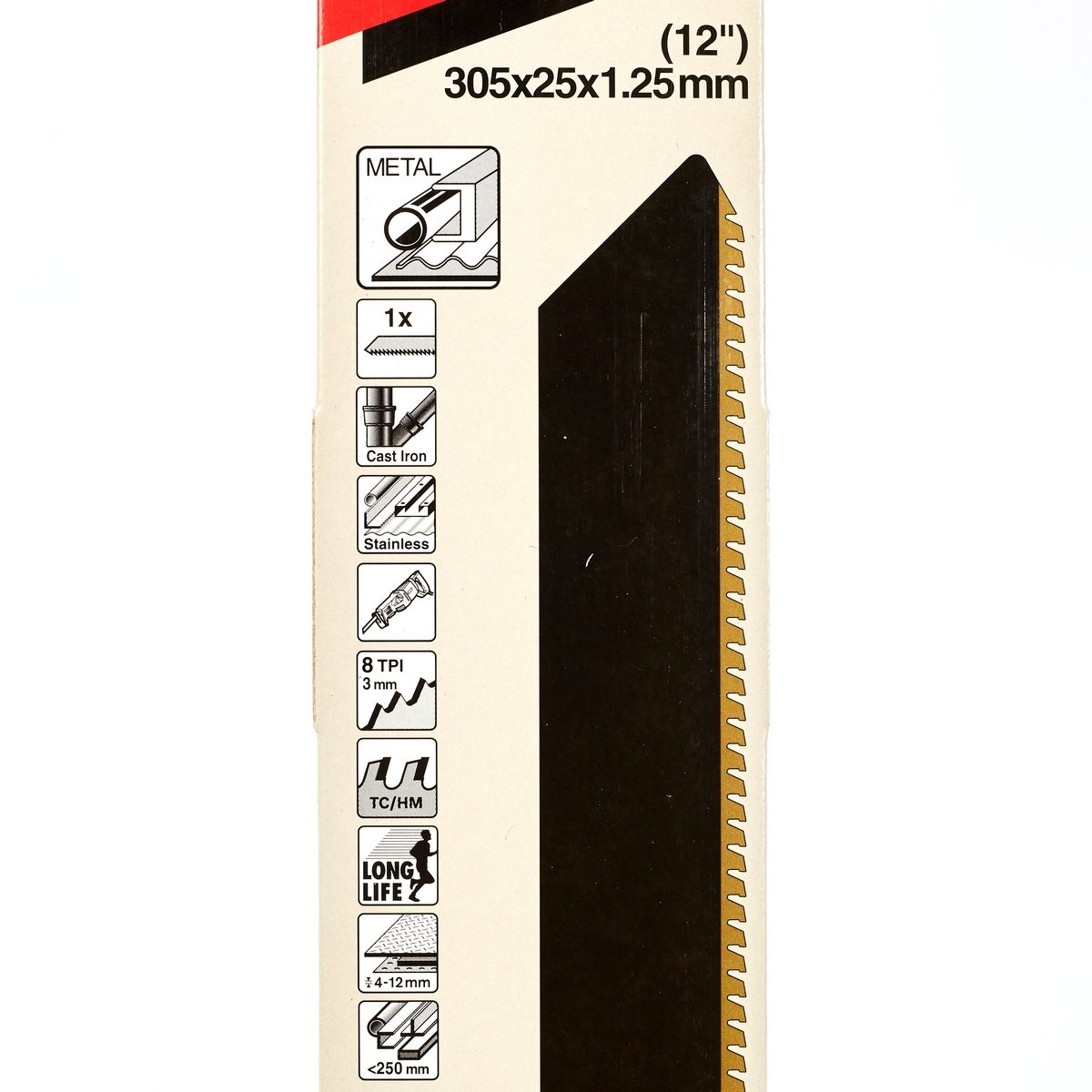 อะไหล่ JR3050T ใบเลื่อยตัดเหล็ก 305MM TC