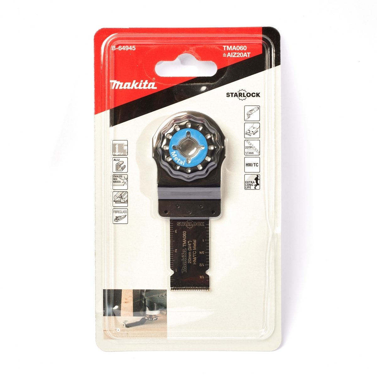 TMA060 ใบตัดโลหะ(ตะปู) 20X40MM TC/HM