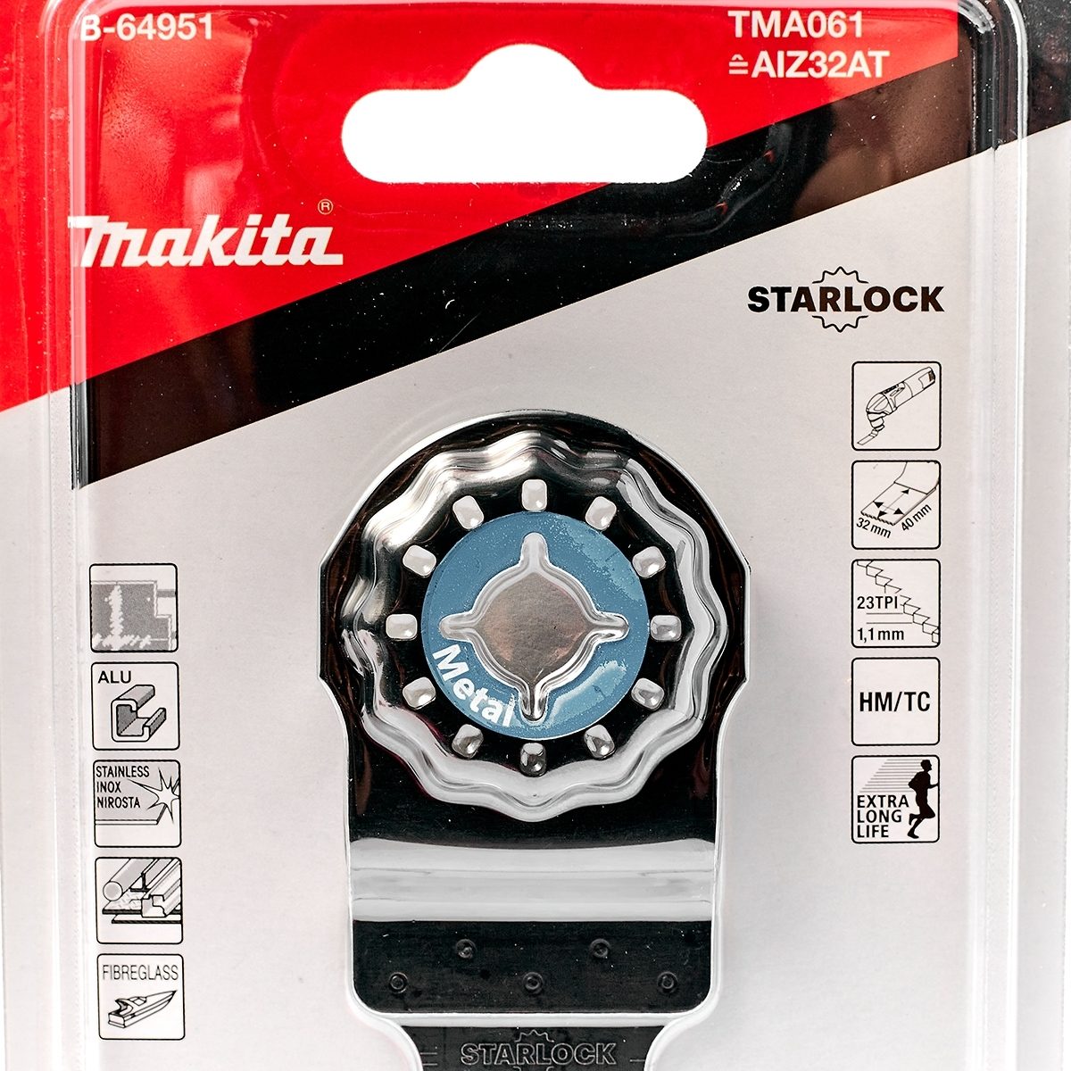 TMA061 ใบตัดโลหะ(ตะปู) 32X40MM TC/HM