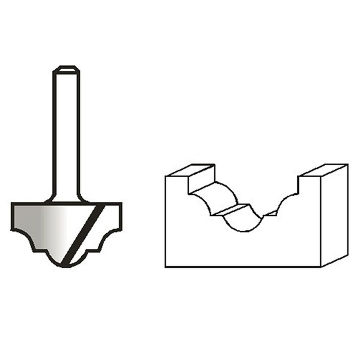 ดอกCLASSIC PANEL BIT 1/2" ก้าน 1/4"