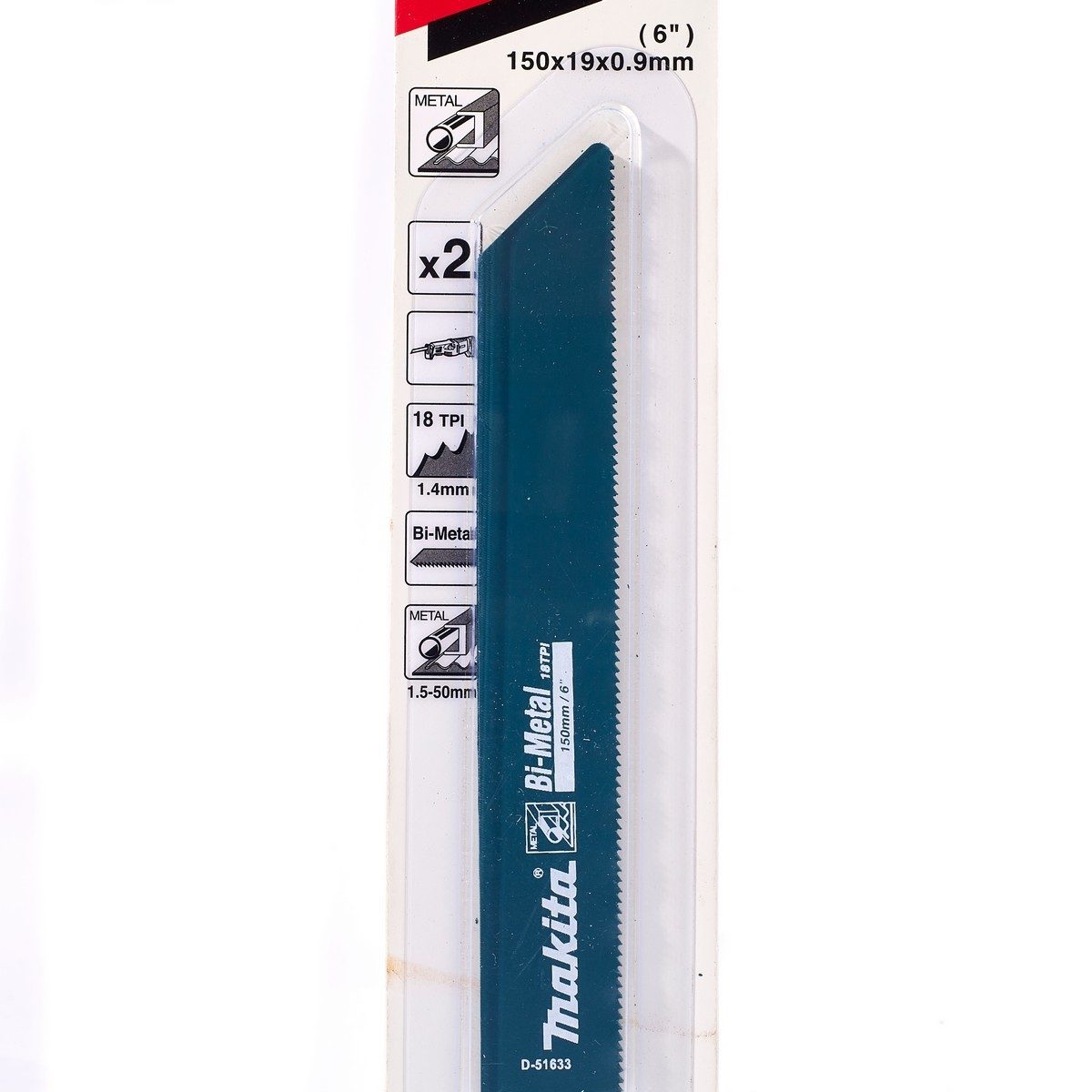 ใบเลื่อยชัก BI-M เหล็ก 18T-225 (2PC/PAC)