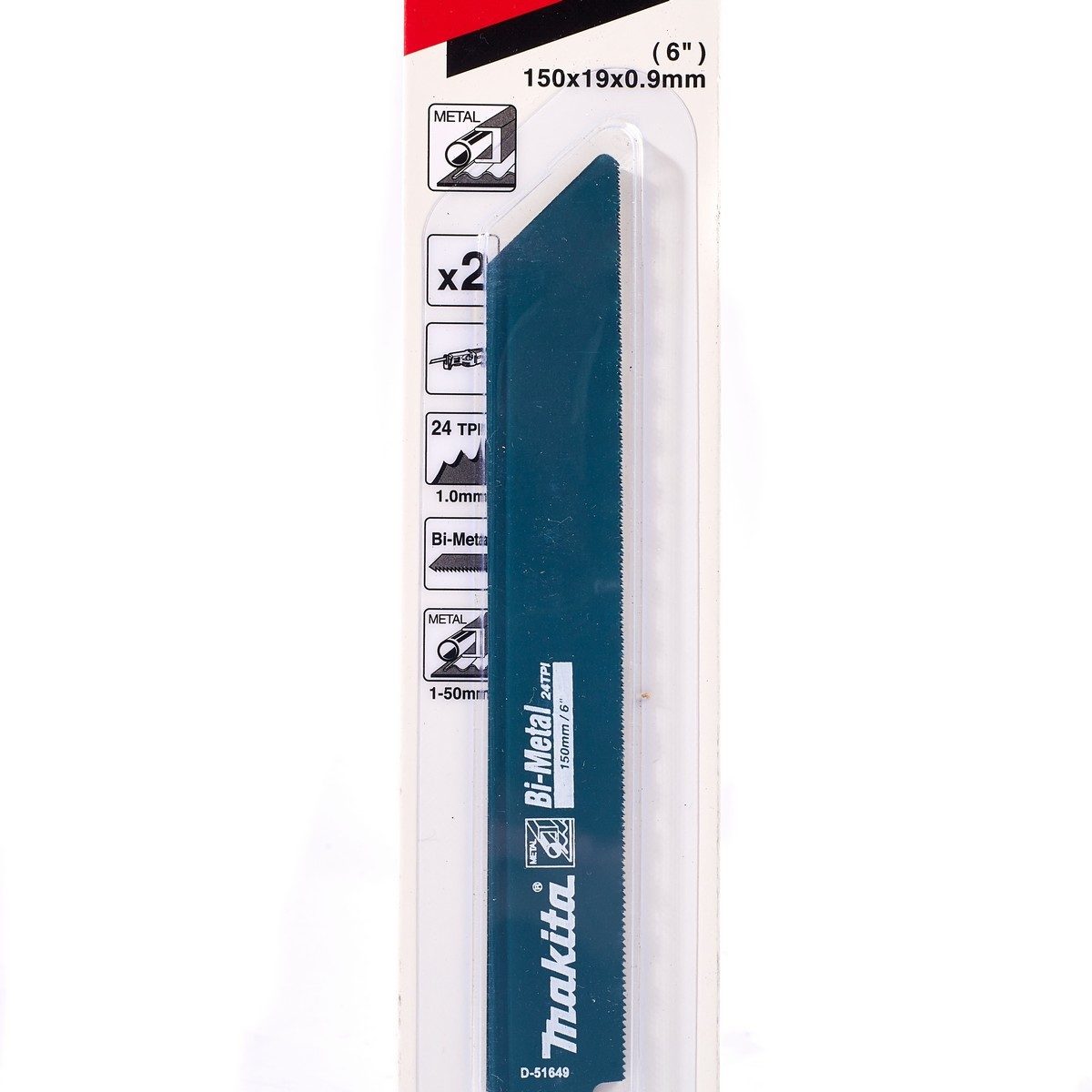 ใบเลื่อยชัก BI-M เหล็ก 24T-150 (2PC/PAC)