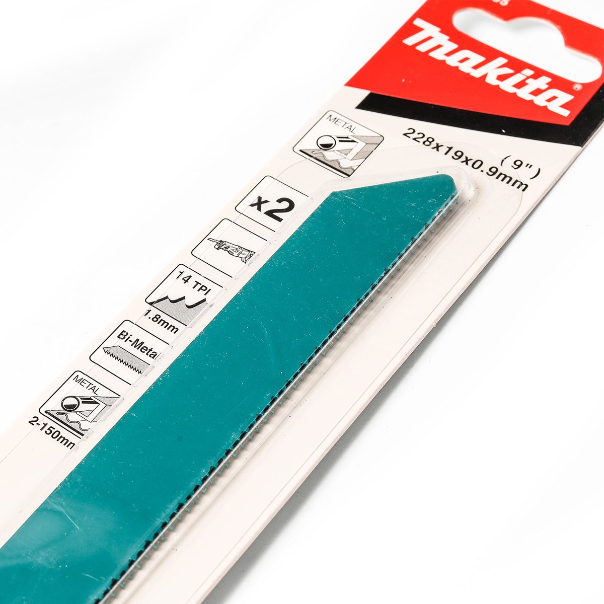 ใบเลื่อยจิ๊กซอ Bi-Metal มากีต้า (MAKITA) รุ่น D-51655 ขนาด 14 ฟัน สำหรับตัดเหล็ก ความสามารถในการตัดแผ่นเหล็กขนาด 3-8 มม. และความสามารถในการต