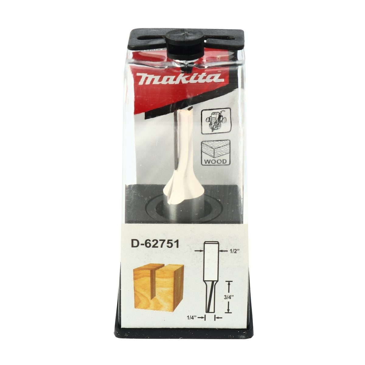 ดอกตรง(2 คม) 1/4" ยาว 63 MM ก้าน 1/2"