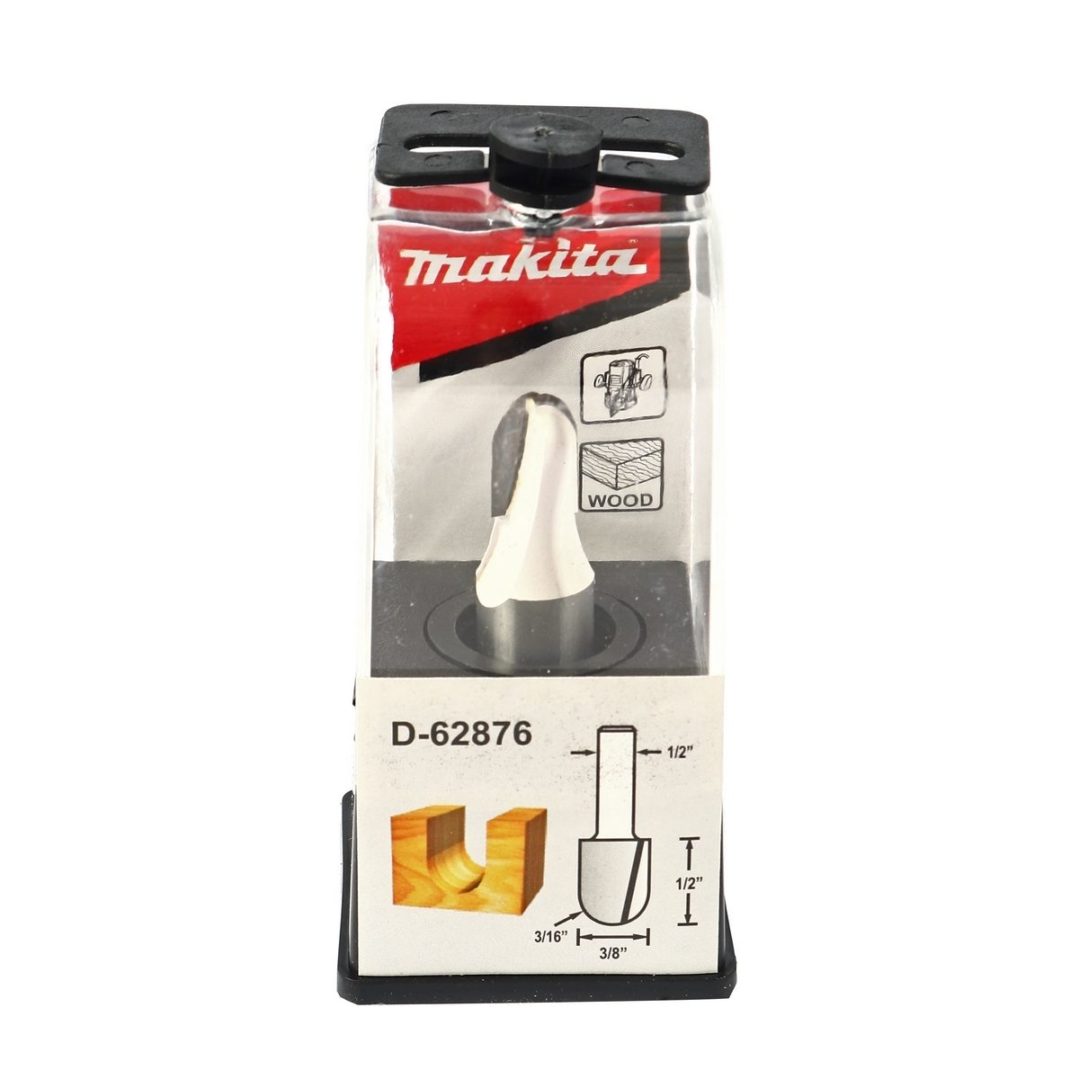 ดอกตัว U R3/16" ยาว 57 MM ก้าน 1/2"