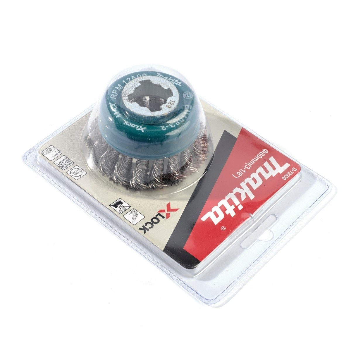 แปลงลวดถ้วยเกลียว SS 80MM X 0.5MM X-LOCK
