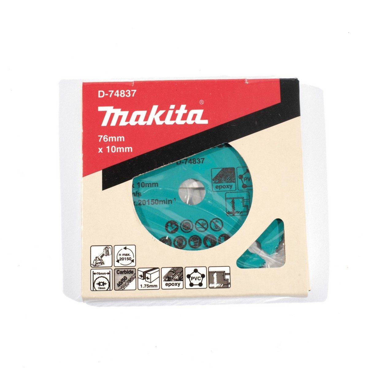 MAKITA ใบเพชร 3 นิ้ว (D-74837) ตัดพลาสติก ใช้กับเครื่องตัดอเนกประสงค์ รุ่น DMC300 (มากีต้า)