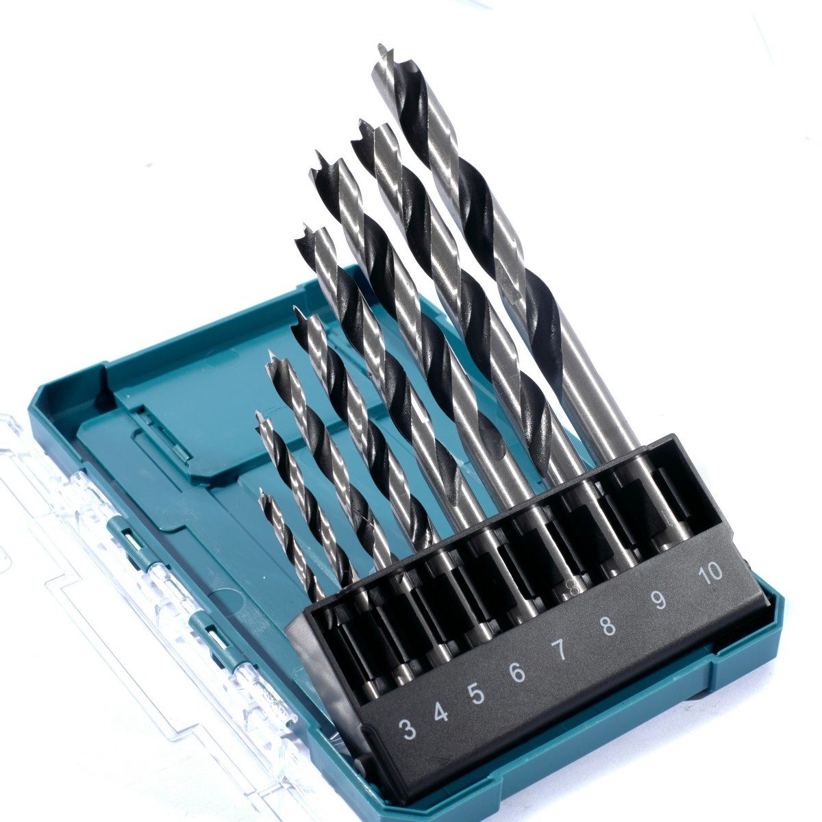 MAKITA ชุดดอกสว่าน เจาะไม้ (8ชิ้น/ชุด) ขนาด 3,4,5,6,7,8,9,10 มม. รุ่น D-77257 (มากีต้า)