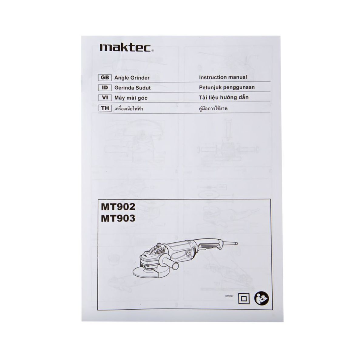 MT-902 เครื่องเจียร์ 7" EURO TYPE