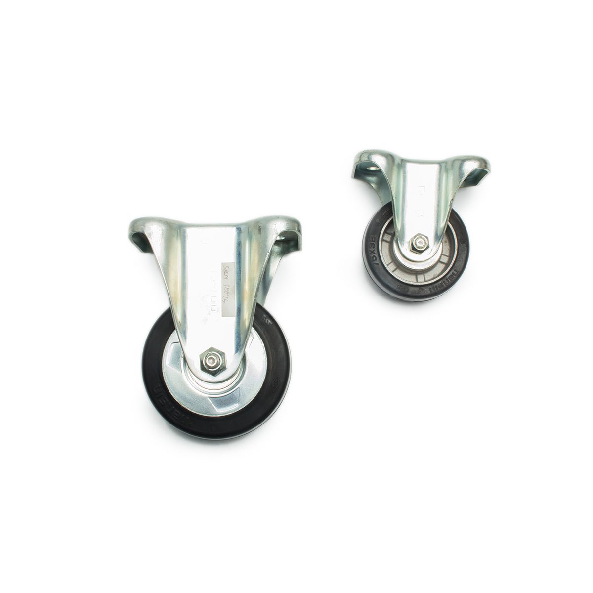 SKM 75VA ล้อยางดำแป้นตาย 75MM(2.9")