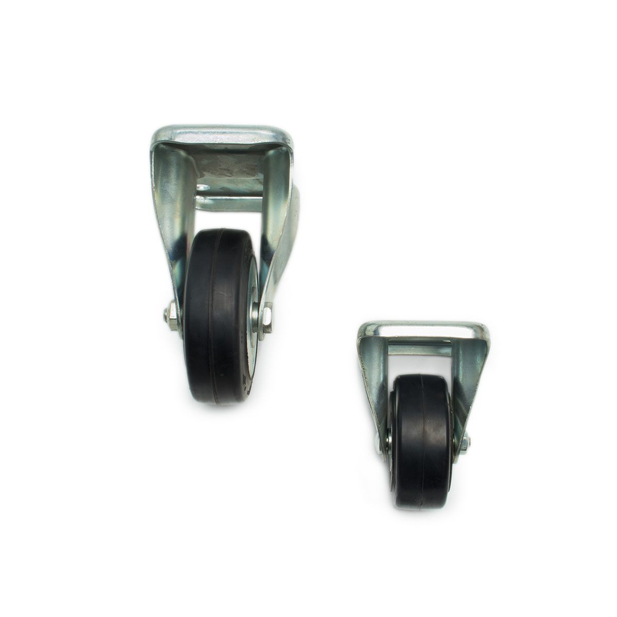 SKM 75VA ล้อยางดำแป้นตาย 75MM(2.9")
