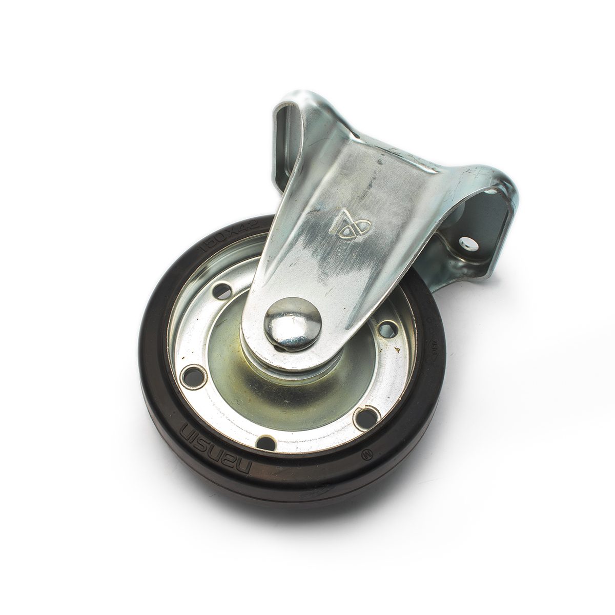 SKM 150VS ล้อยางดำแป้นตาย 150MM(5.9")