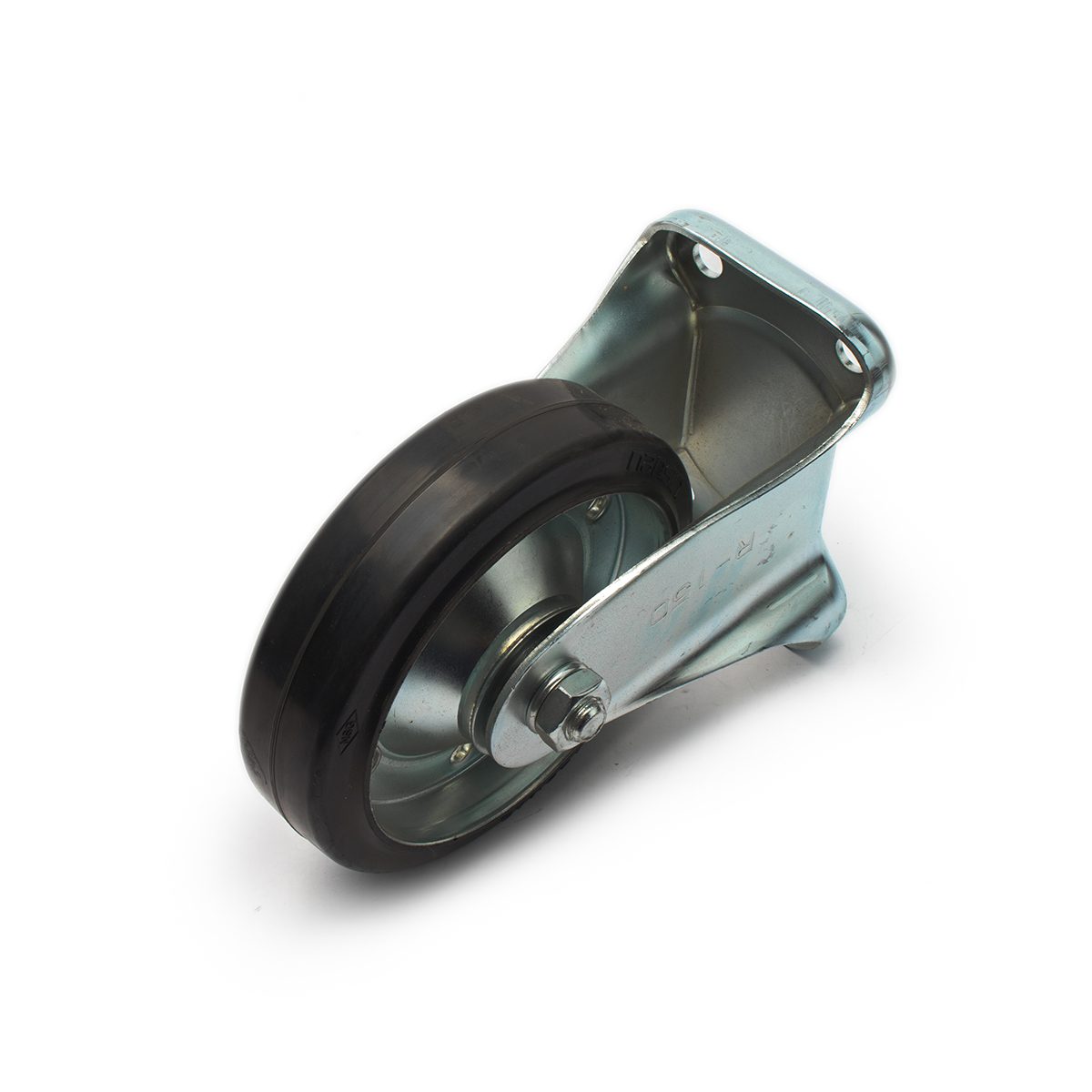 SKM 150VS ล้อยางดำแป้นตาย 150MM(5.9")