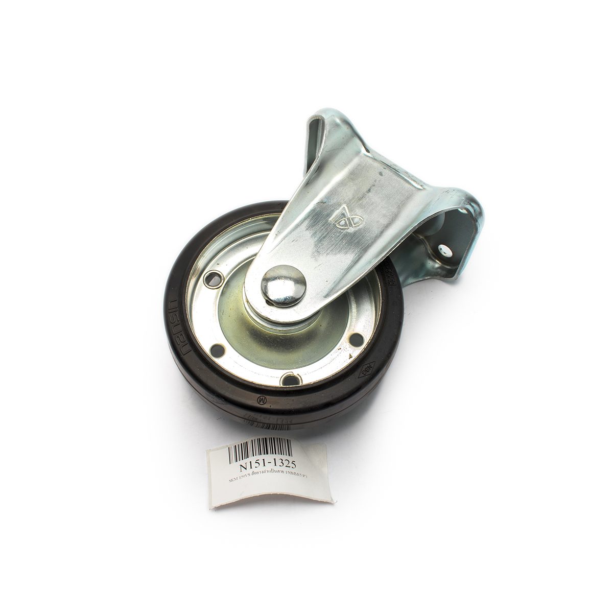 SKM 150VS ล้อยางดำแป้นตาย 150MM(5.9")