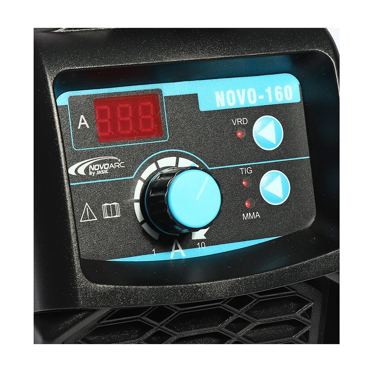 เครื่องเชื่อม IGBT โนโวอาร์ค (NOVOARC) รุ่น NOVO-160 กระแสไฟเชื่อม 160 แอมป์ แรงดันไฟฟ้า 220 โวลต์ ใช้ได้กับลวดเชื่อมทุกชนิด ตั้งแต่ขนาด 2.6