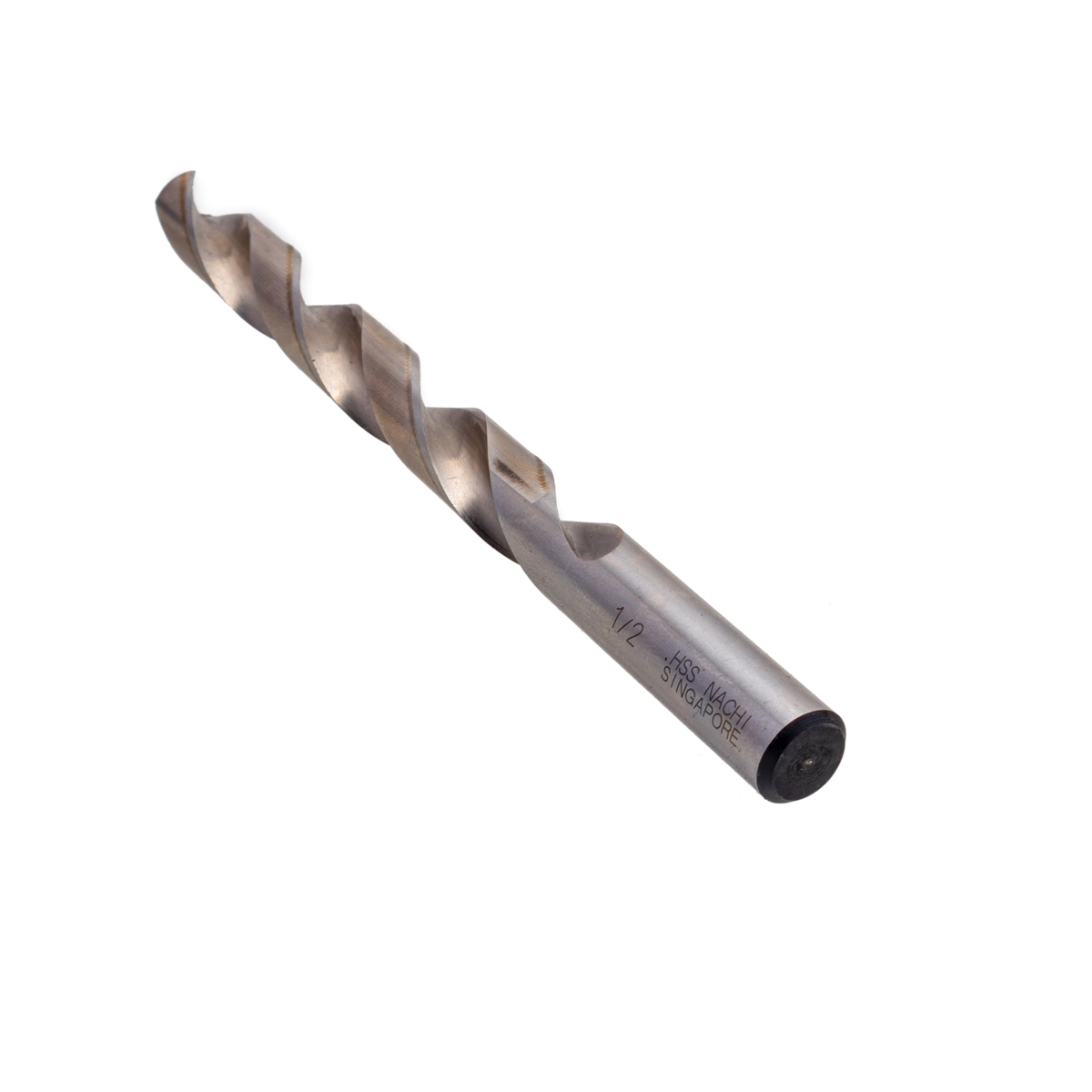 NACHI (นาชิ) L501A_3/8" ดอกสว่าน HSS (ไฮสปีด) เจาะเหล็ก สีเงิน ก้านตรง สำหรับเจาะงานอะลูมิเนียม